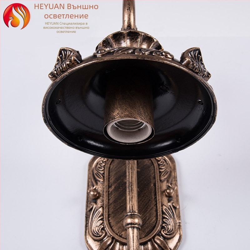 Външно стенно осветление за дворове и градини, модел 8806, 220V, 16 LED, IP68, алуминиев корпус литой