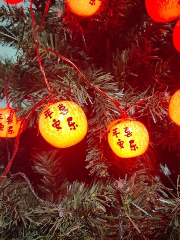 Persimmon LED светлина нишка за вътрешни, дворни и градински декор — соларно захранване, IP42, 12V вход, 0,05W, персонализиран частен бранд