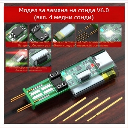 Оптокоплер тестер, 6-то поколение, модел YH2125, марка WU