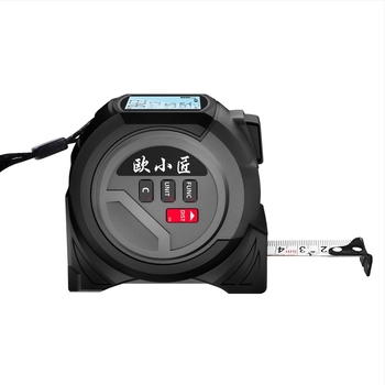 Ръчен лазерен далекомер Ou Xiaojiang, серия Ja Tape Measure, обхват 0,5–60 м, точност 0,001 м, работно напрежение 3,7 V, тегло 310 g