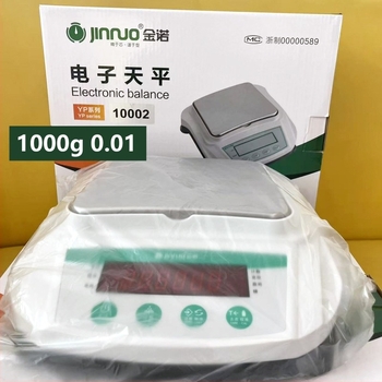 Jinnuo електронна везна YP2000/1000, точност 0,01 g, броене и претегляне, презареждаща