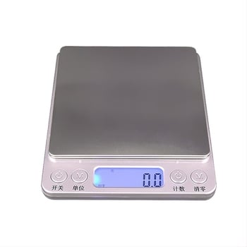 Дигитална везна за бижута, прецизност 0,01 g, електронна везна 0,01 g–3 kg, кухненска везна