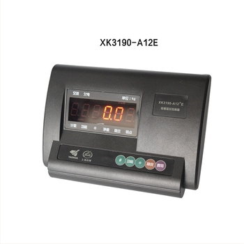 Дисплей за везна на товароподемна платформа, модел xk3190-A12+E; AC/DC двойно захранване; 6-LED дисплей; многофункционален; капацитет 100T