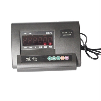 Дисплей за везна на товароподемна платформа, модел xk3190-A12+E; AC/DC двойно захранване; 6-LED дисплей; многофункционален; капацитет 100T
