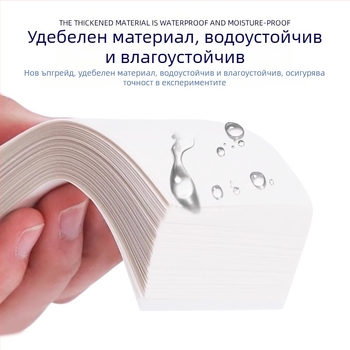 Robende лабораторна хартия за претегляне – удебелена, киселинно устойчива хартия с гладко лъскаво покритие, премиум клас, произведено от Nantong Weining Experimental Equipment Co., Ltd