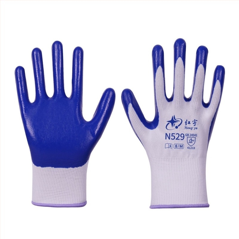 Нитрилни ръкавици за строителство – водоустойчиви, антихлъзгави, износоустойчиви, дишащи, устойчиви на високи температури