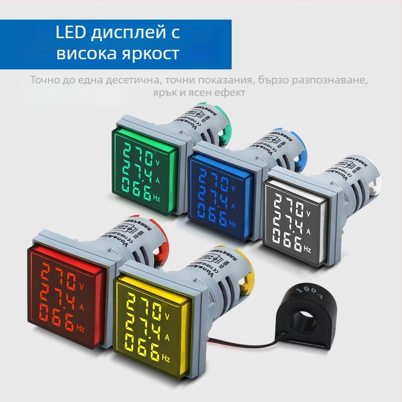 VaneAims FXB16-22FSVA цифрово измервателно устройство за напрежение, AC24-500V вход/изход, обхват 24-500V