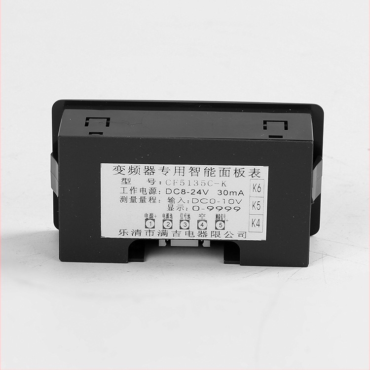 Дигитален честотомер/тахометър за инвертор, модел Cf5135c-k, вход DC 0–10V (аналог), 50 Hz измерване, LED дисплей, точност 1.0