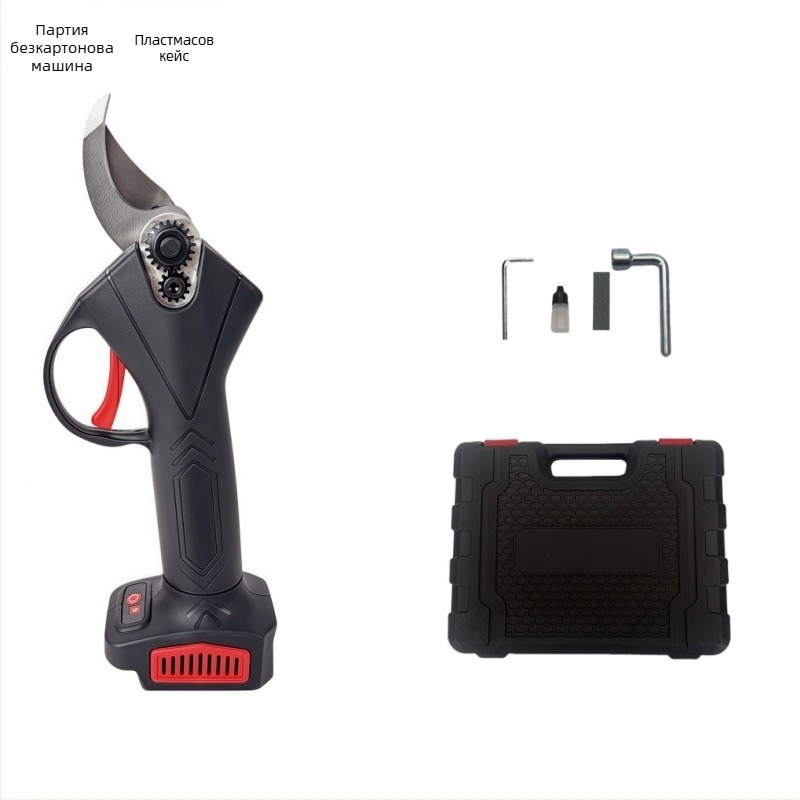 Безжични ножици за подрязване на клони с презареждаема литиева батерия, 21V, за клони (диапазон 16,8–21V)