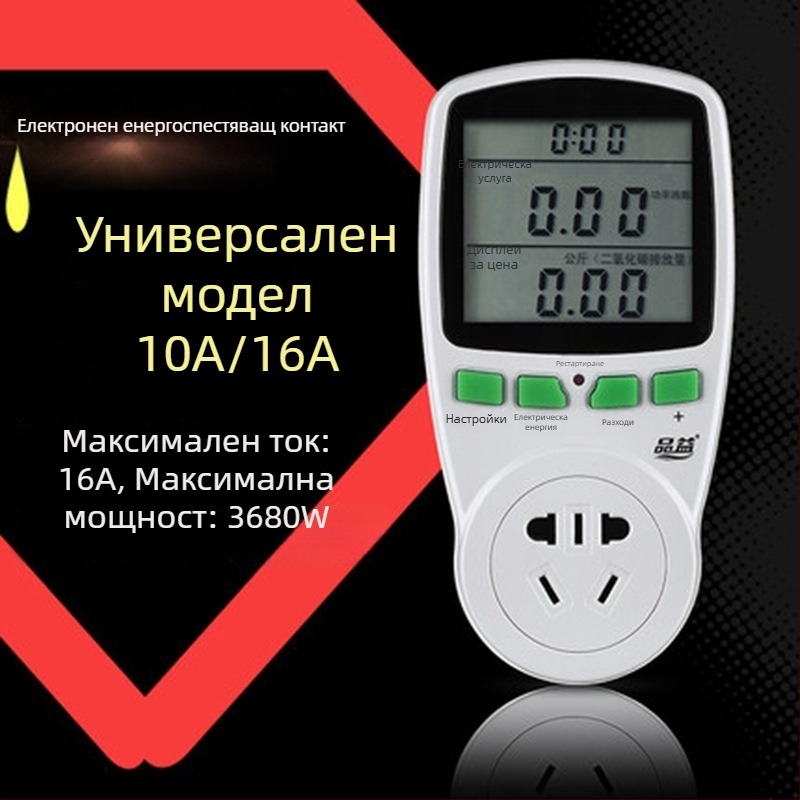 Pinyi розетка за измерване на мощността – измервателна розетка, точност ±2%, Доклад за инспекция