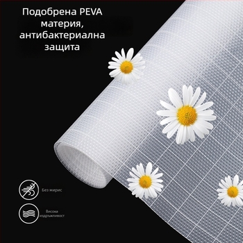 FaSoLa PEVA лайнер за шкафове с водоустойчив PVC слой, анти мазни, прахо и мухъл устойчив мат за гардероби, кухненски чекмеджета и обувни шкафове