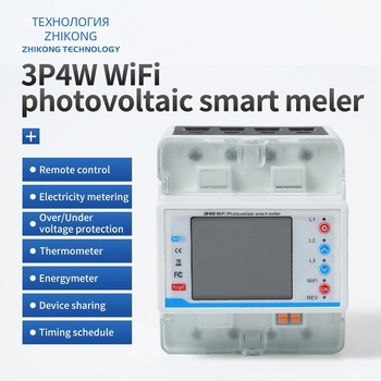 WiFi трифазен 4-полюсен автоматичен прекъсвач с защита от пренапрежение и поднапрежение и интелигентно дистанционно управление на MCB