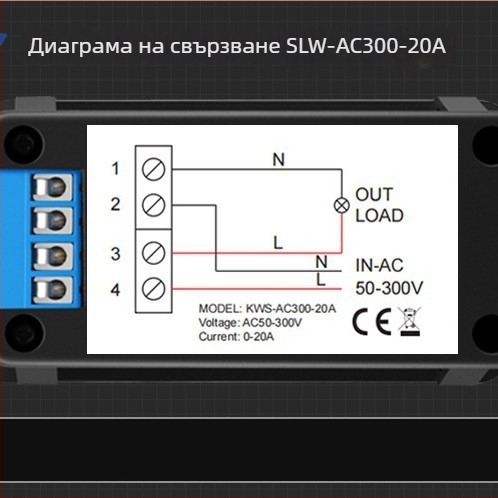 Цифров волтметър за променлив ток за домашна употреба, модел Digital AC Voltmeter, не вносен.