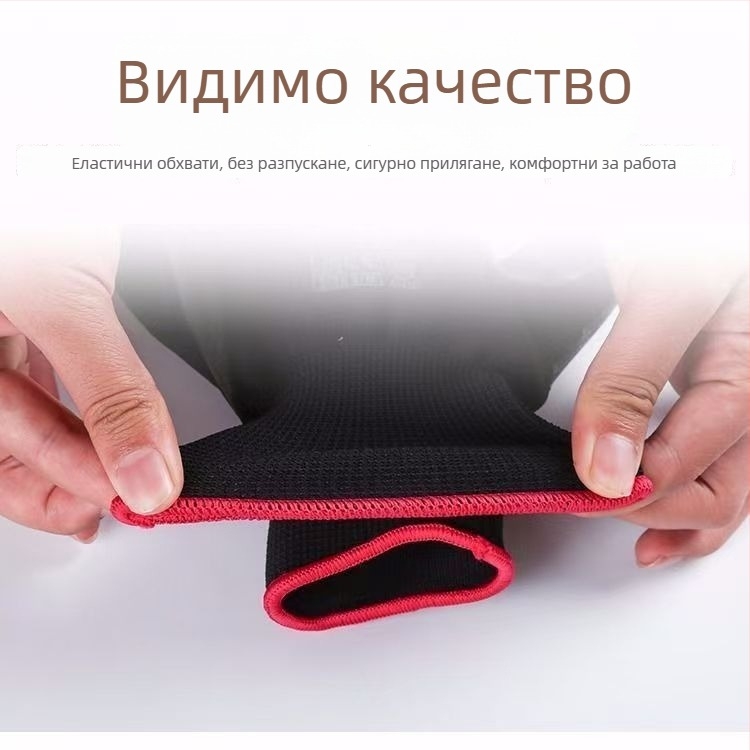 Еднократни нитрилни потопени ръкавици – 12 двойки, антихлъзгави, износоустойчиви, защитни