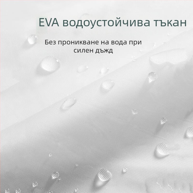 Детски EVA дъждовен пончо, дебел плат, водоустойчив PU слой, за открит туризъм