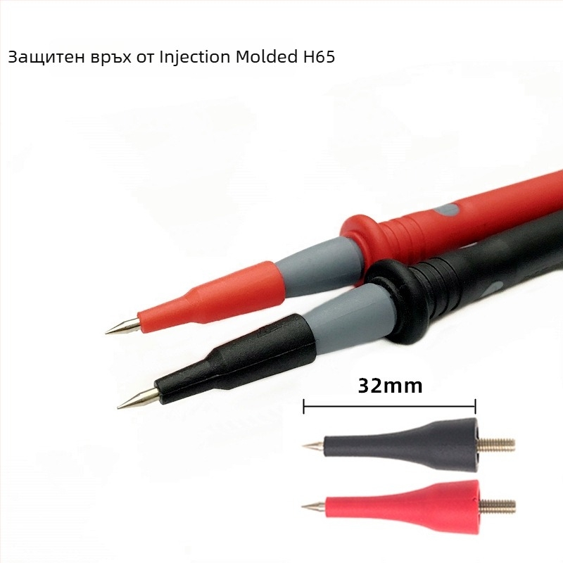 8-в-1 мултифункционален тестов проводник за мултиметър, PVC корпус, сменяеми игли