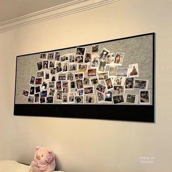 Фелт дъска за стена - самозалепваща декоративна фотодекорация, пасторален стил, материал: бамбук, марка QITA, занаятчийство: Друго, спецификации: 1