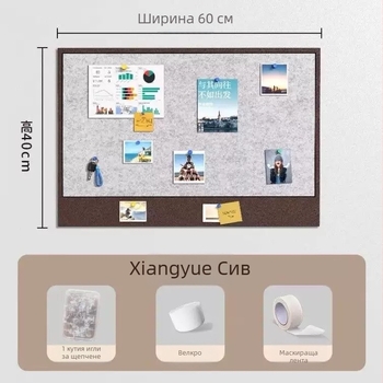 Фетрова дъска за стена за фотогалерия – полиестерно влакно, лек лукс, номер 109, марка Zhongze