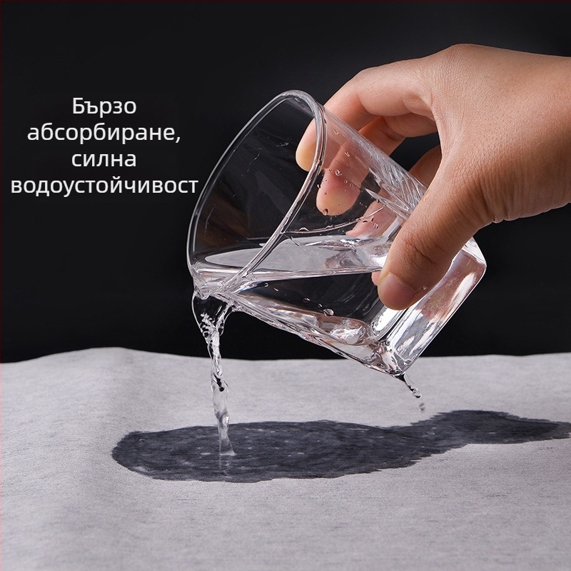 Еднократна кърпа от дървесна целулоза за салони, 40 g абсорбция, 190 листа в пакет, 25 пакета