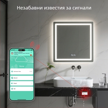 MOES Zigbee интелигентен датчик за валежи и външно осветление, IPx4 водоустойчив, CR123A батерия