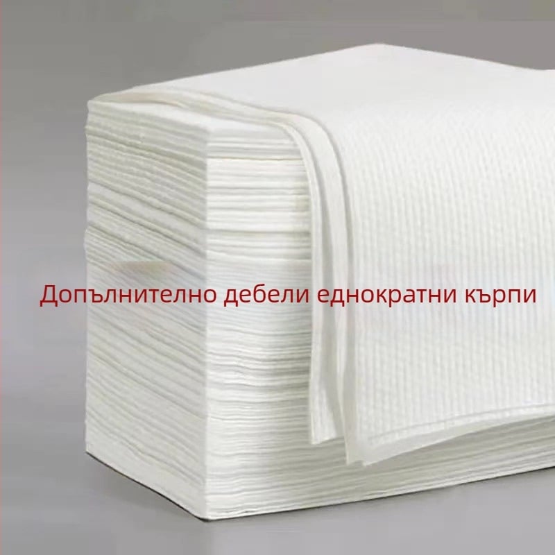 Еднократни кърпи за хотели и фризьорски салони, удебелени и по-големи, турбан за коса, 70 g, абсорбция 16–20 s, 500 бр.
