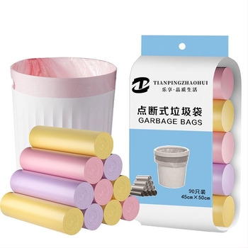 Balance Dawn Удебелени HDPE торби за отпадъци с плосък отвор, общо предназначение, 100 бр. в кутия