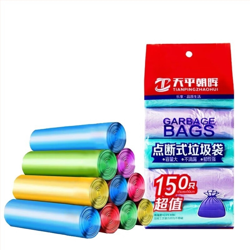 Balance Dawn Удебелени HDPE торби за отпадъци с плосък отвор, общо предназначение, 100 бр. в кутия