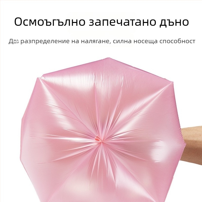Торби за отпадъци, удебелени HDPE, плосък отвор, 100 бр., общо предназначение