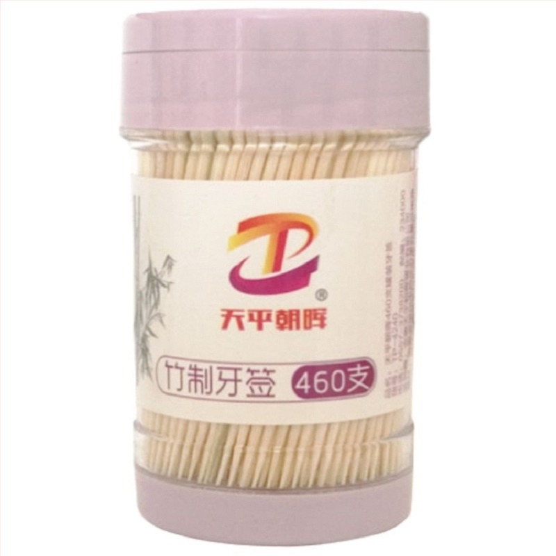 Бамбукови еднократни двустранни зъбни клечки – в кутия, преносими