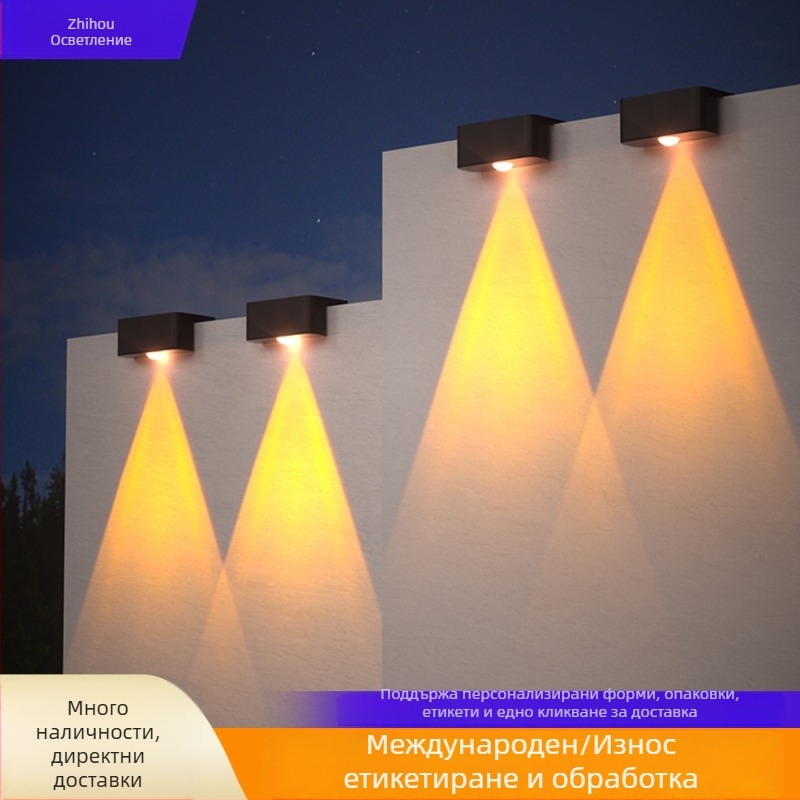 Слънчеви стъпални LED светлини за градина, модел 2405, SMD2835, 5W, 1.2V, 6–12 ч осветяване