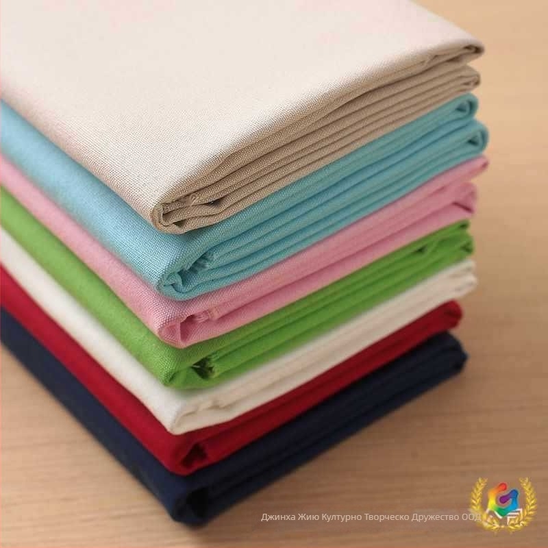 Комплект за бродерия върху плат - памук и лен, мотив пейзаж, кръстат бод, модерен стил