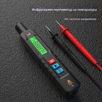 BSIDE A40 цифров мултиметър, ръчен формат, автоматичен обхват, AC/DC до 600 V, дисплей 4000 точки