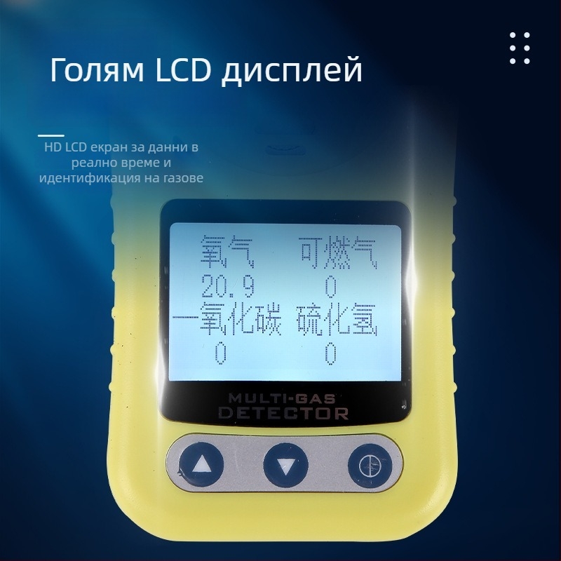 Xun lei Преносим индустриален газодетектор за въглероден монооксид, джобен размер