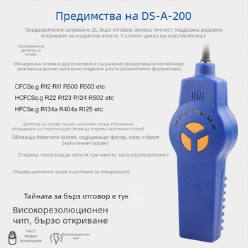 Детектор за течове на климатик, модел DSA200, марка The Great Sage