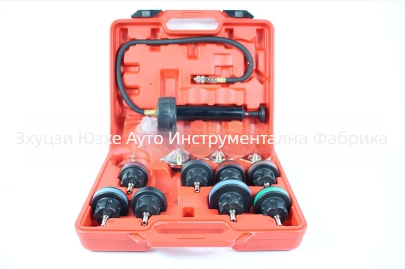 28-частен комплект за откриване на течове в воден резервоар на автомобил и манометър – инструмент за тест и ремонт