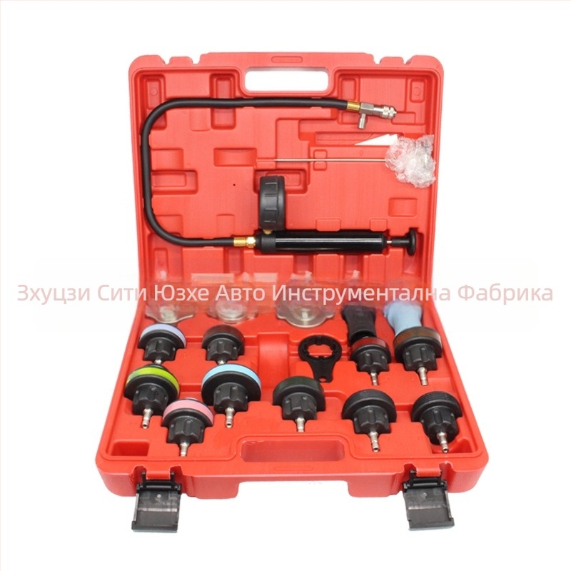 28-частен комплект за откриване на течове в воден резервоар на автомобил и манометър – инструмент за тест и ремонт