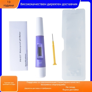 Преносим pH метър ph037, цифров дисплей, диапазон 0.00-14.00 pH
