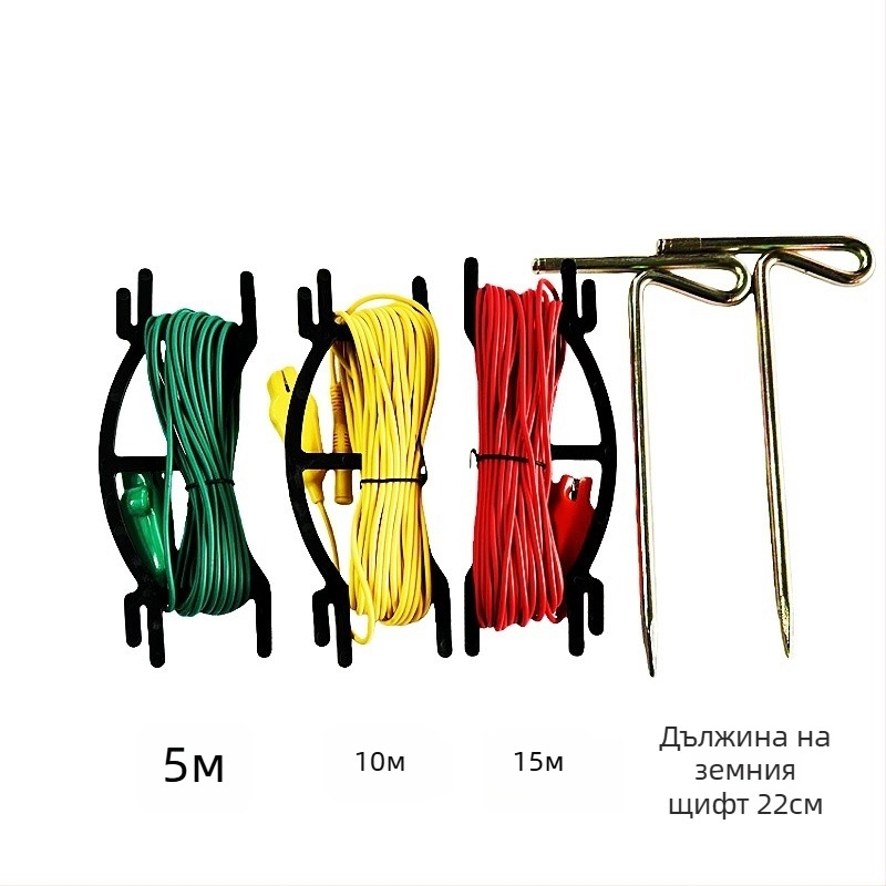 Измервател на земно съпротивление, цифров, защита от мълнии, измерване на съпротивлението на почвата