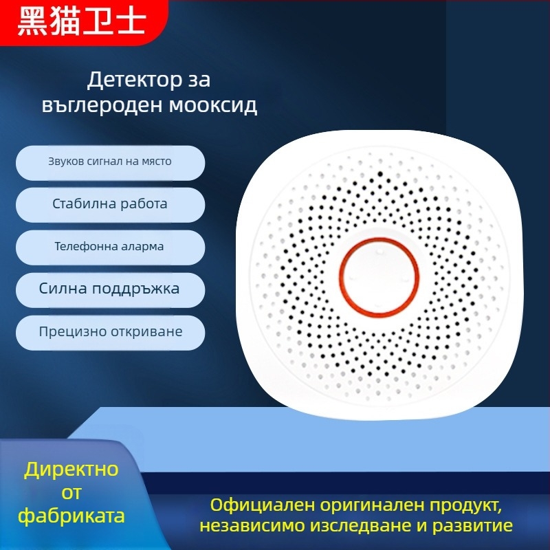 CO аларма за вътрешна употреба в дома и кухнята — детектор за запалваем газ Oracle Guard