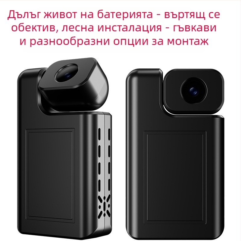 Безжична камера 1080P, широкоъгълен обектив 2.8 мм, нощно виждане до 5 м, минимално осветление 0.005 lux, захранване 5 V, подходяща за вътрешна употреба