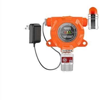 Преносим детектор за газови утечки с аларма и прекъсващ клапан за запалими газове – обхват 20% LEL, точност ±3% LEL, 220V захранване чрез щепсел