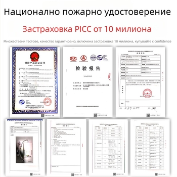 Газов алармен детектор за дома и кухнята – модел G55, стенен монтаж, захранване AC220V, кабелна комуникация, звуково и светлинно известяване