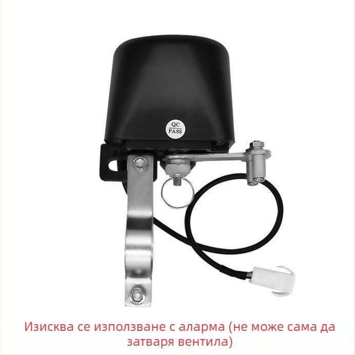 Газов алармен детектор за дома и кухнята – модел G55, стенен монтаж, захранване AC220V, кабелна комуникация, звуково и светлинно известяване
