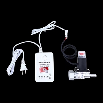 Газов сигнализатор-детектор GB2019, 220V, акустично-оптичен сигнал, стенен монтаж