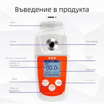 Medeme Sugar Meter, плодово измерване на съдържанието на захар, модел M