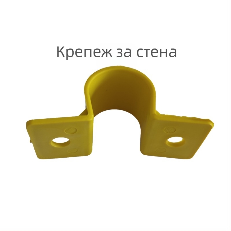 Morimao PPR ъглов тръбен фитинг за парапет на стълбище с пластмасова основа