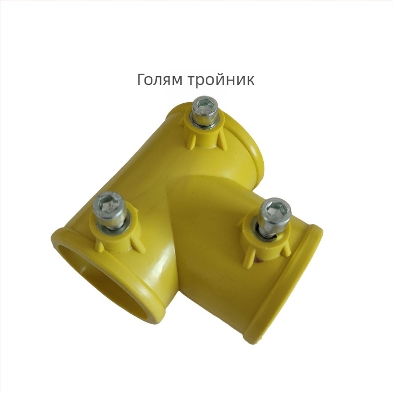 Morimao PPR ъглов тръбен фитинг за парапет на стълбище с пластмасова основа