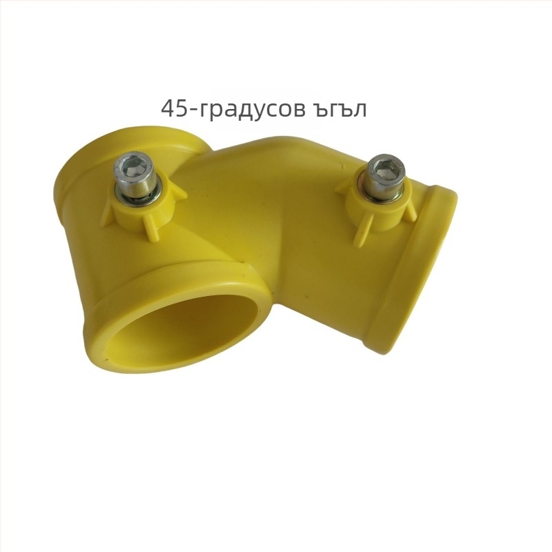 Morimao PPR ъглов тръбен фитинг за парапет на стълбище с пластмасова основа