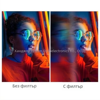 Ръчен филтър за специални ефекти с призматичен разделител за обектив на камерата, бърз ефект на разтягане и хиперскорост