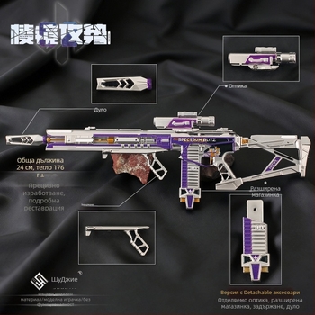 Механичен робот модел за дисплей, M7 Prism Attack S2 – сплав, 18+, цветна кутия, без сглобяване